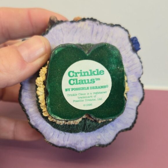 Vintage Santa Crinkle Claus Netherlands Santa By Possible Dreams 1995 Christmas - Picture 8 of 8